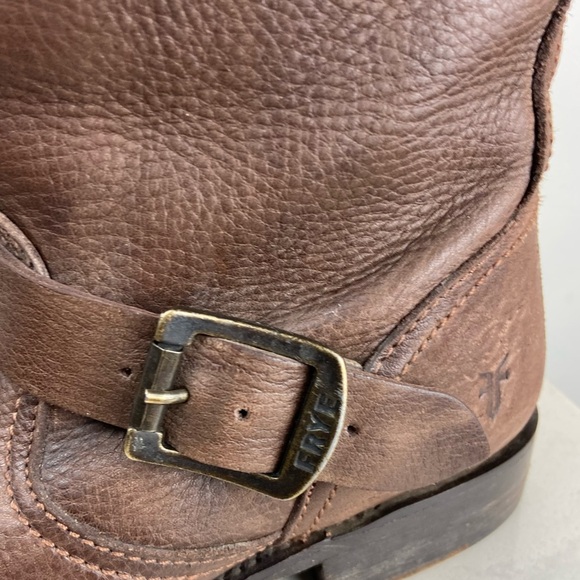 Frye Brown Leather Riding Boots - Picture 6 of 16